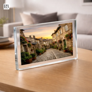 Clear acrylic photo frame tabletop transparent frame