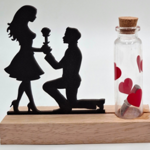 Message Bottle Couple decorative gift item
