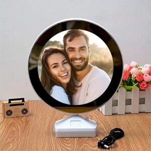 Round mirror photo frame 10 x 10 inch decorative table frame