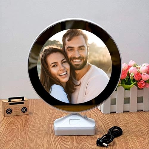New RD Mirror PF – CV1832 Round mirror photo frame 10 x 10 inch decorative table frame